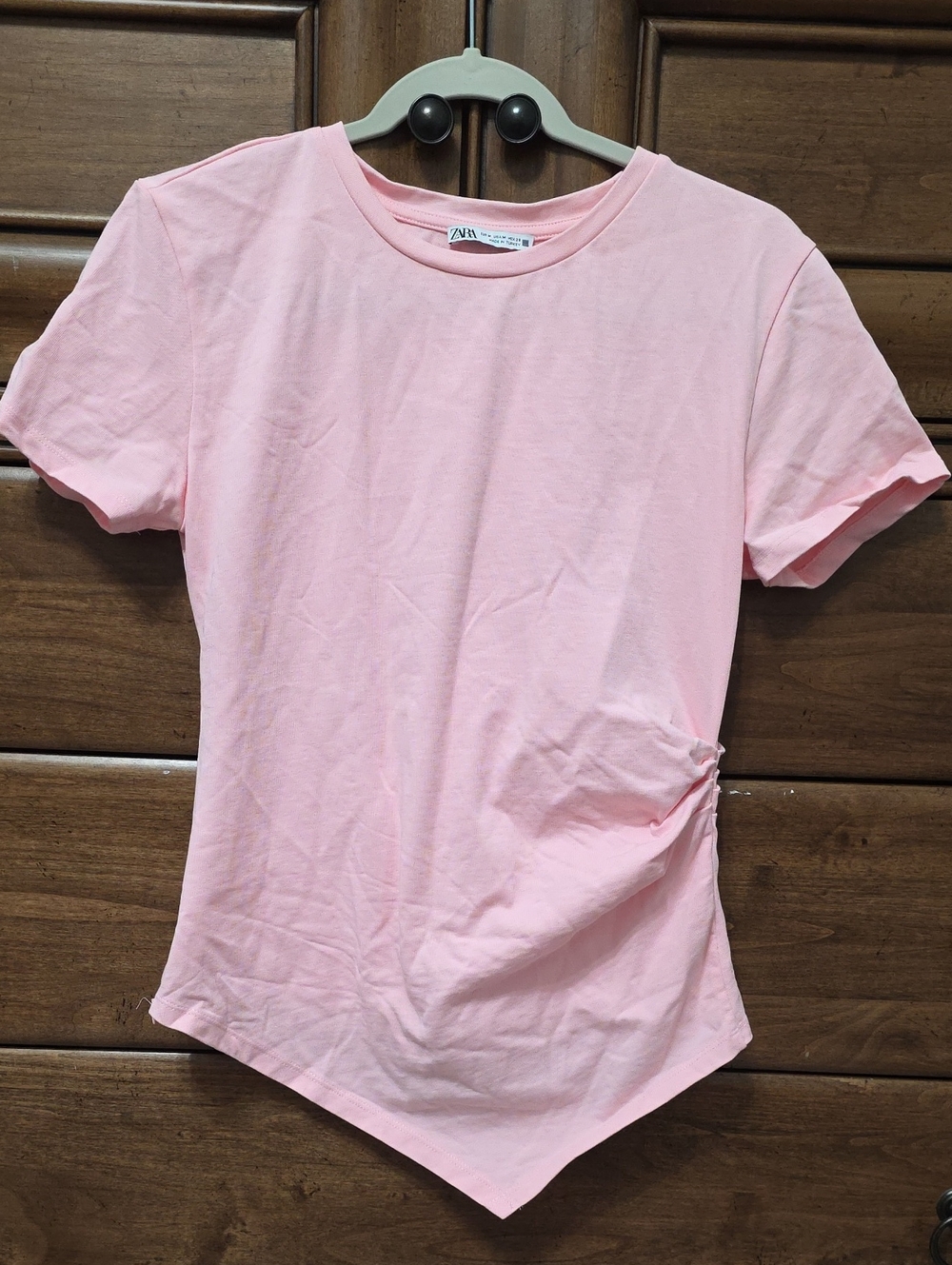 Zara Light Pink Short Sleeve Crew Tee